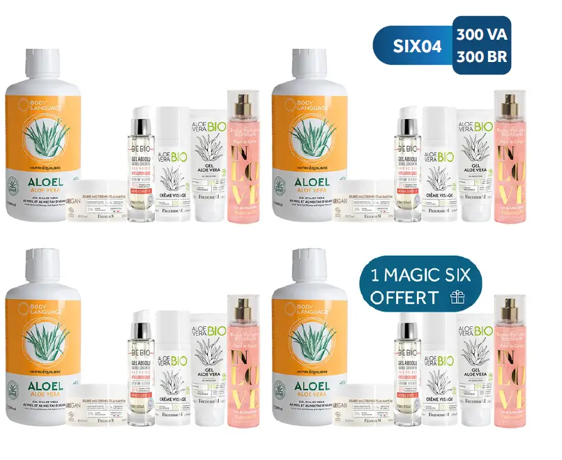 Pack Success Frédéric M SIX04 avec 300 VA et 300 BR, comprenant quatre Magic 6 et une offre d’un Magic Six supplémentaire