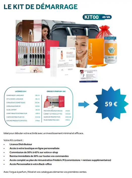 Kit de Démarrage Frederic M : Lequel Choisir pour Devenir VDI en 2026 ? 2 LE KIT DE DEMARRAGE
