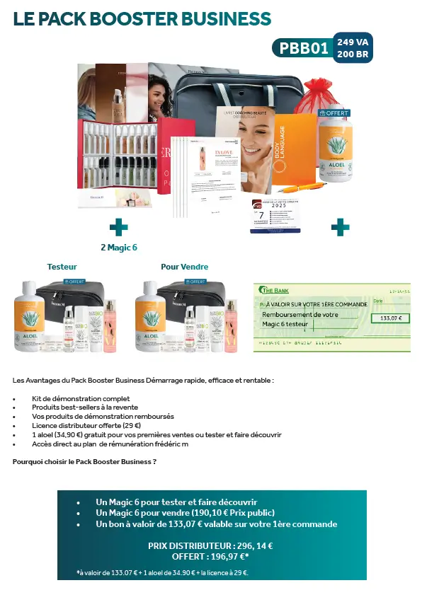 Kit de Démarrage Frederic M : Lequel Choisir pour Devenir VDI en 2026 ? 4 LE PACK BOOSTER BUSINESS