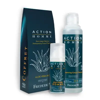 Coffret soin visage homme bio Action Frederic M