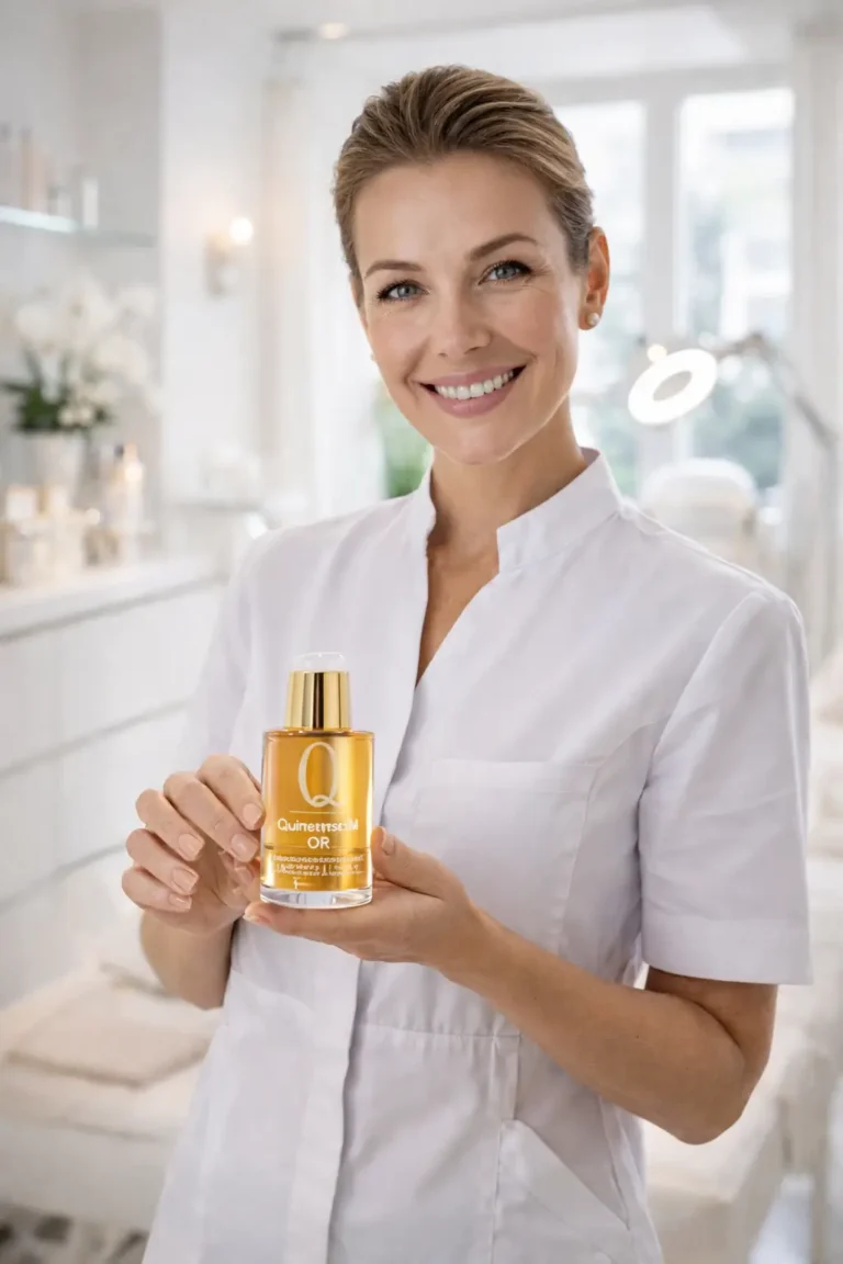 Esthéticienne professionnelle réalisant un soin visage dans le cadre d'un partenariat esthéticienne vdi pour augmenter son chiffre d'affaires.