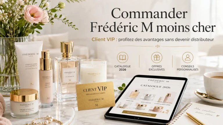 Commander Frédéric M moins cher avec les avantages client VIP, le catalogue 2026, des offres exclusives et des conseils personnalisés.